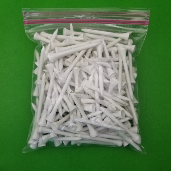 2 3/4 Wood Golf Tees 200 Count Height 70 mm 2.75 i - Picture 1 of 4
